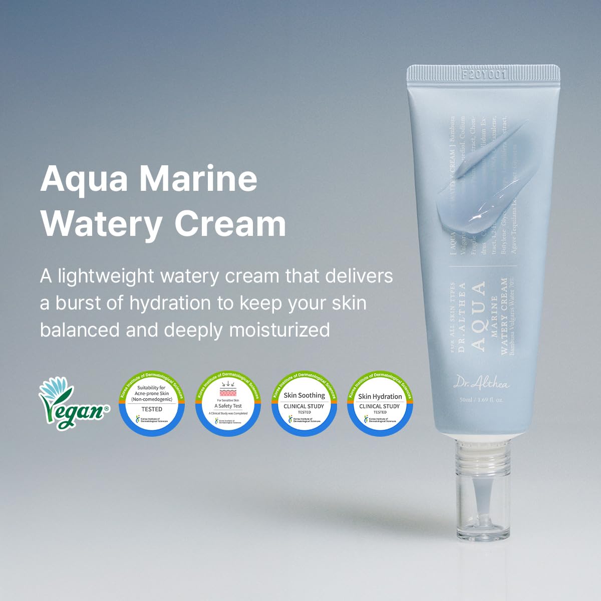 Dr. Althea Aqua Marine Watery Cream – Lightweight Deep Hydration