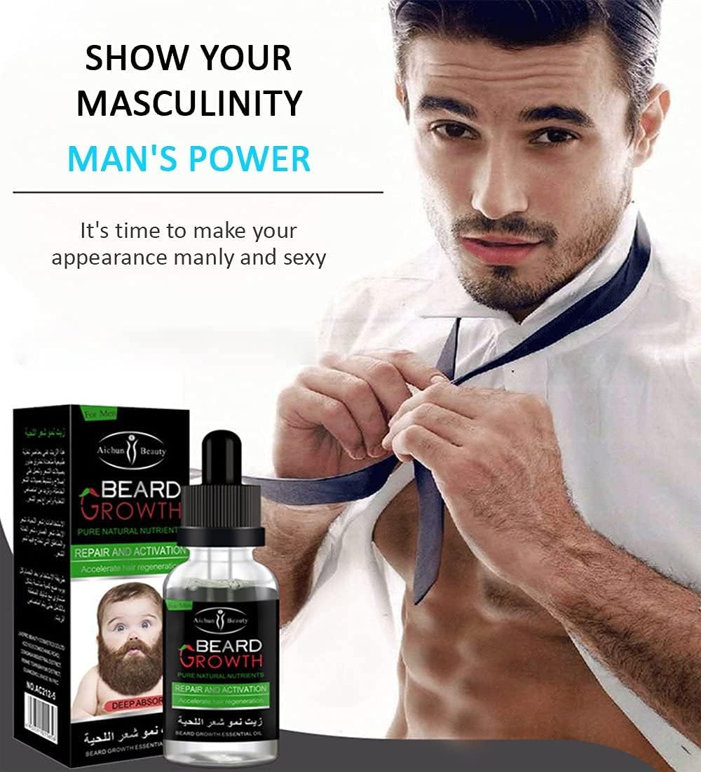 Aishun Beauty Beard Growth Serum – Thicker, Fuller, Stronger Beard
