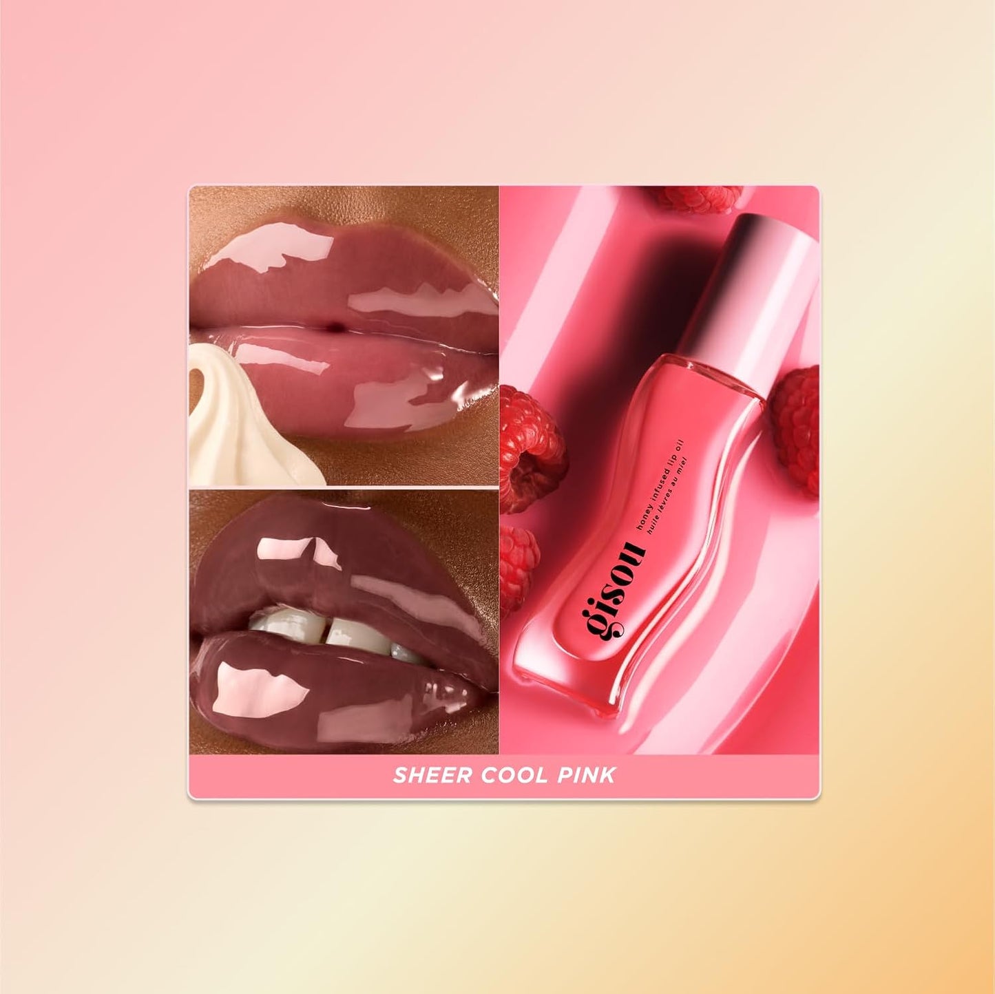 Gisou Honey Infused Lip Oil – Shine, Hydration & Softness in One Swipe