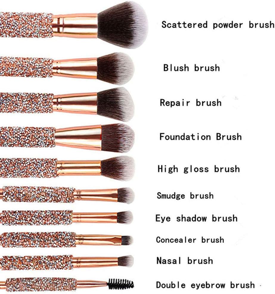 Luxury Crystal Makeup Brush Set