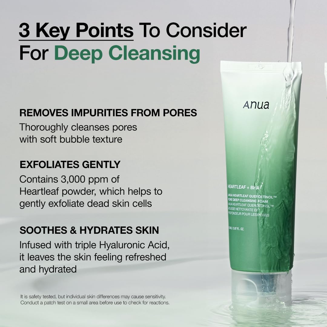 ANUA Heartleaf + BHA Cleanser – Gentle Purity for Clear & Calm Skin