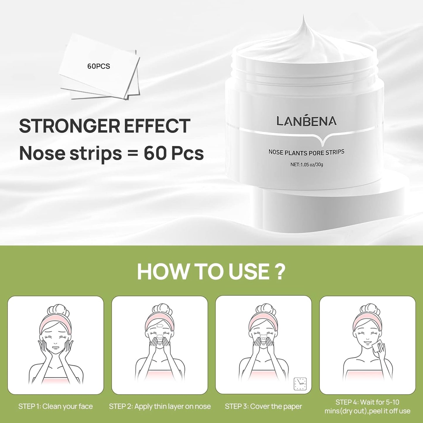 Lanbena Nose Pore Plants Strips