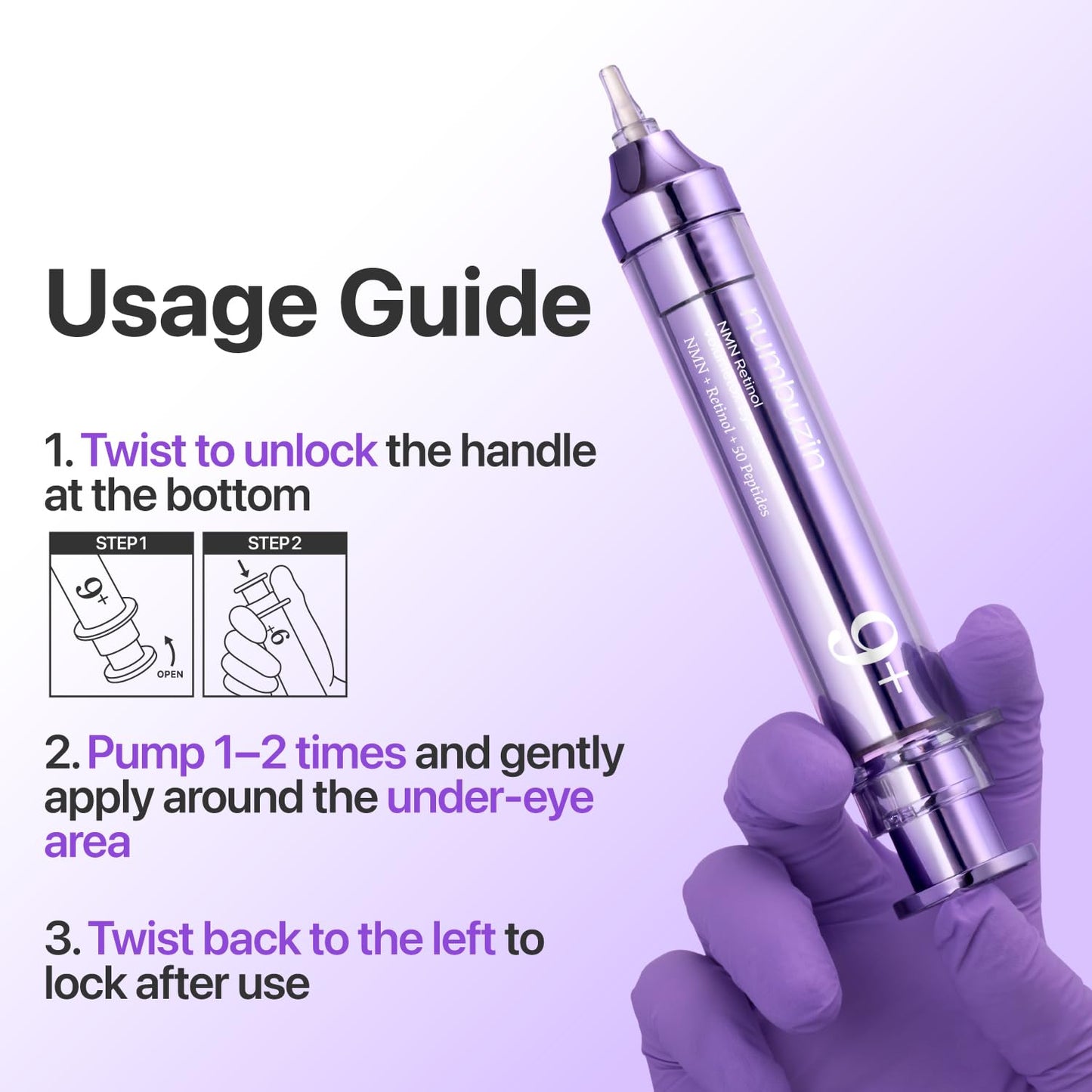 Numbuzin NAD+ Retinol Volumetox eye cream