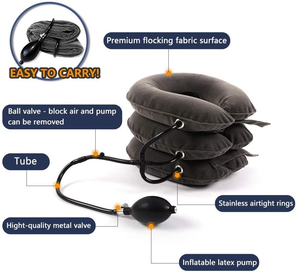 Cervical Neck Traction Device – Instant Neck Pain Relief & Posture Support