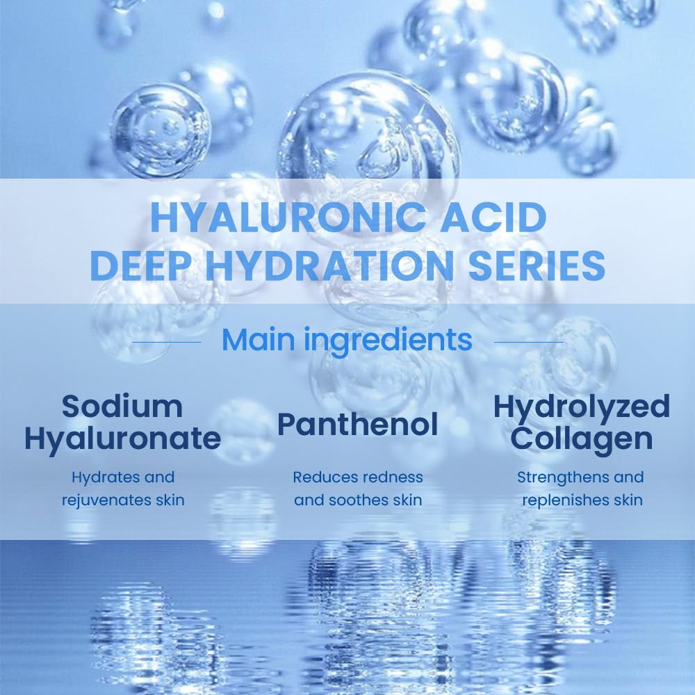 Elancy Blue Copper Peptide + Hyaluronic Acid Face Mask Sheet