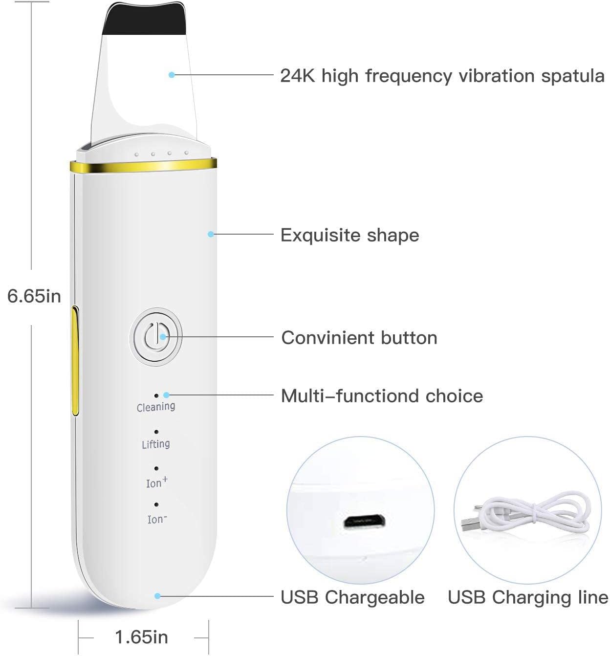 Ultrasonic Skin Scrubber & Face Lifting Device