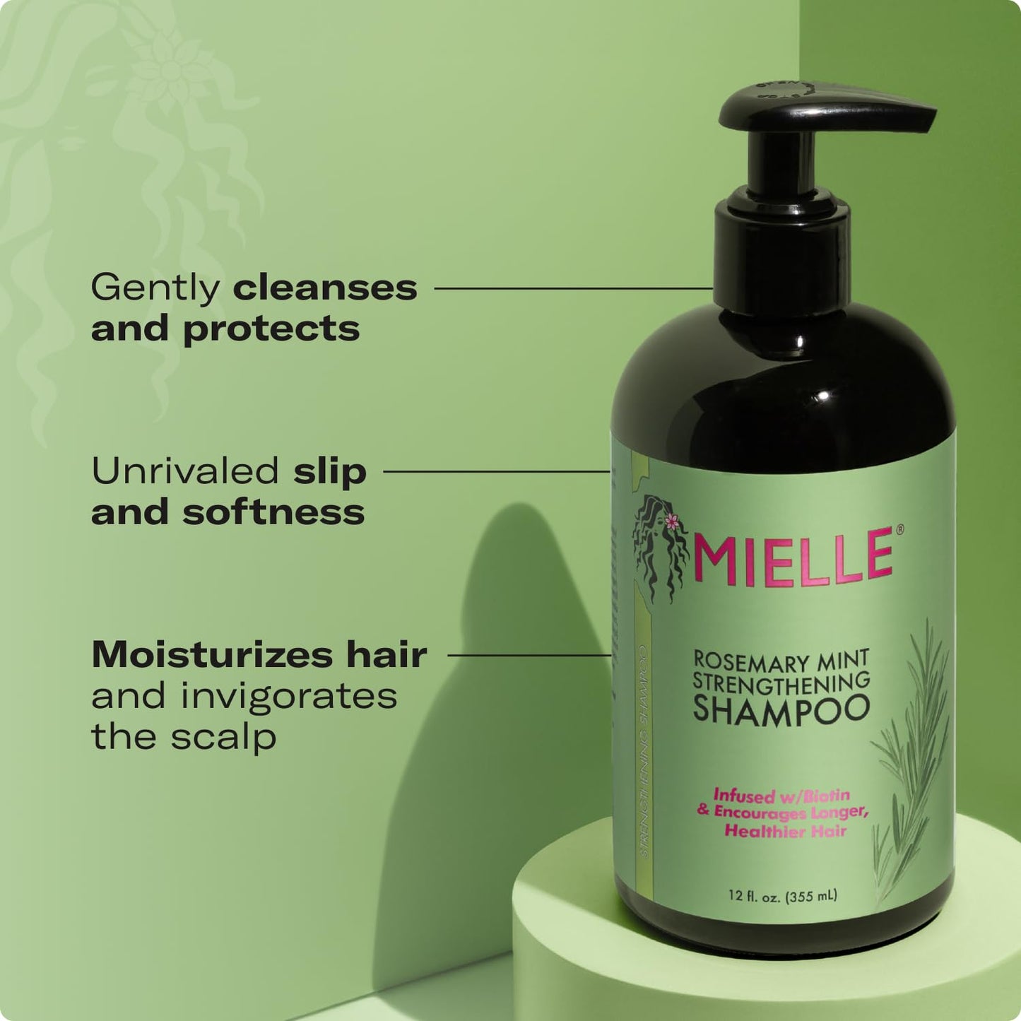Mielle Rosemary Mint Strengthening Hair Care Set