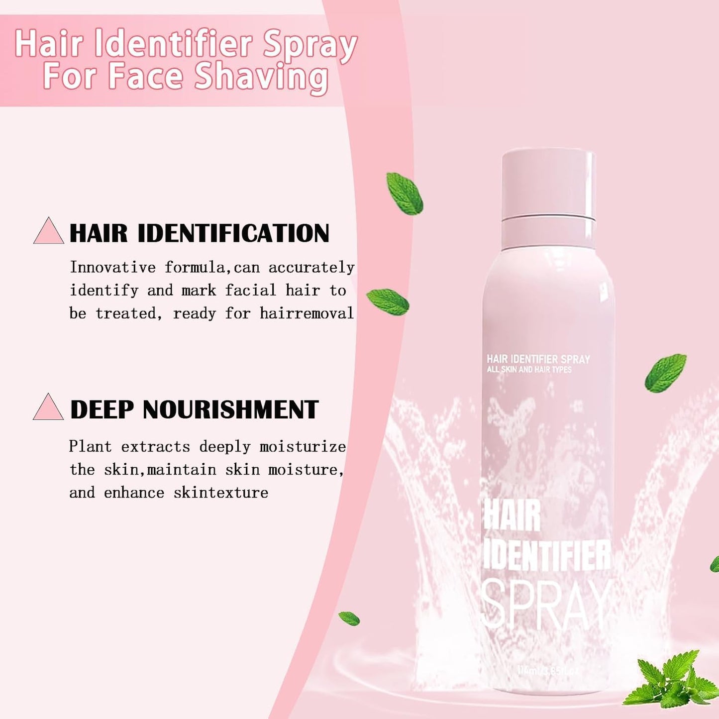 Hair Identifier Spray for Face Shaving – Spot Every Strand Before You Shave