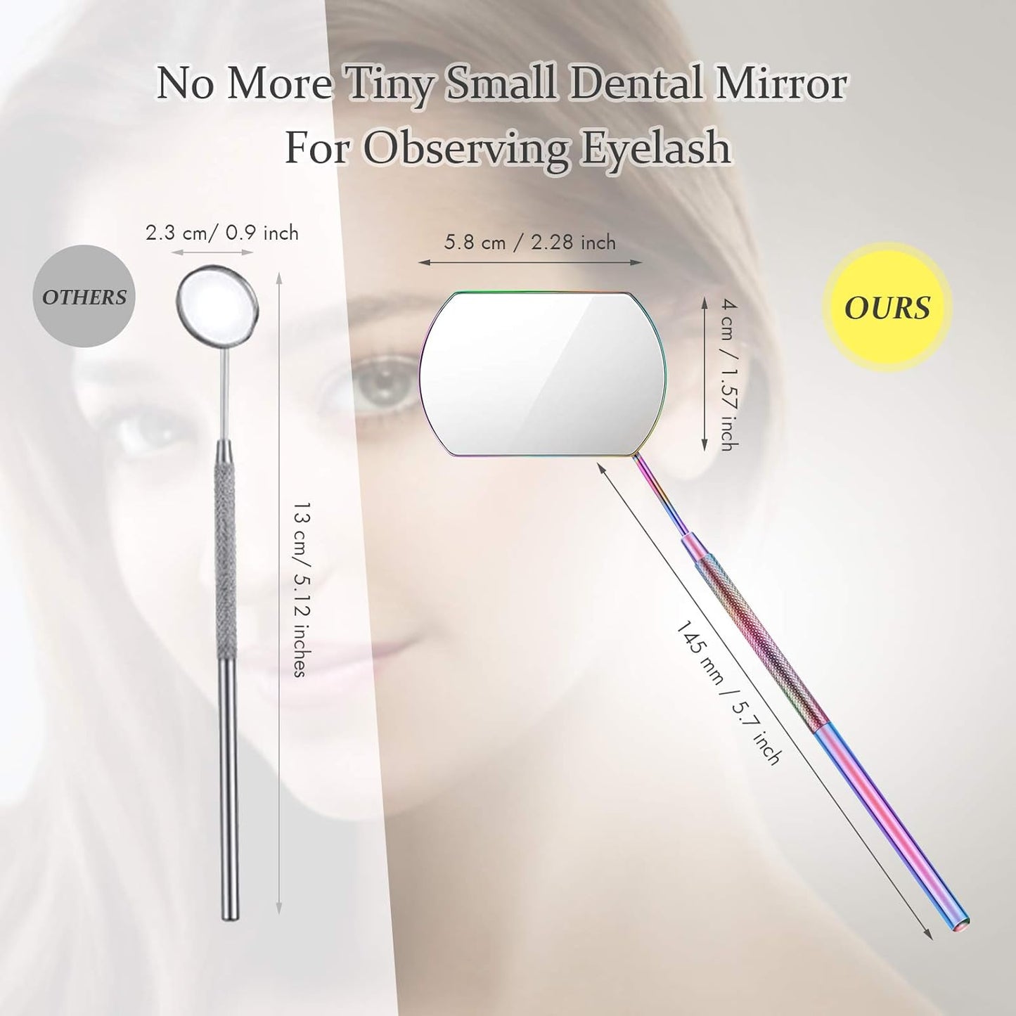 Lash Mirror for Eyelash Extensions – Check, Perfect & Refine