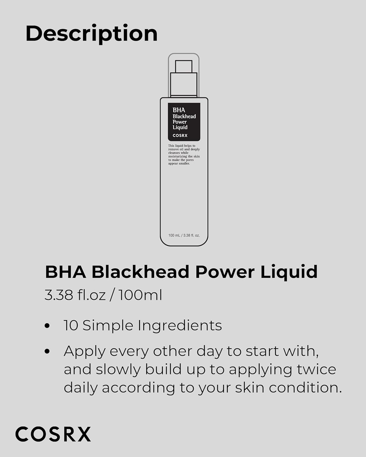 COSRX BHA Blackhead Power Liquid – 100 ml