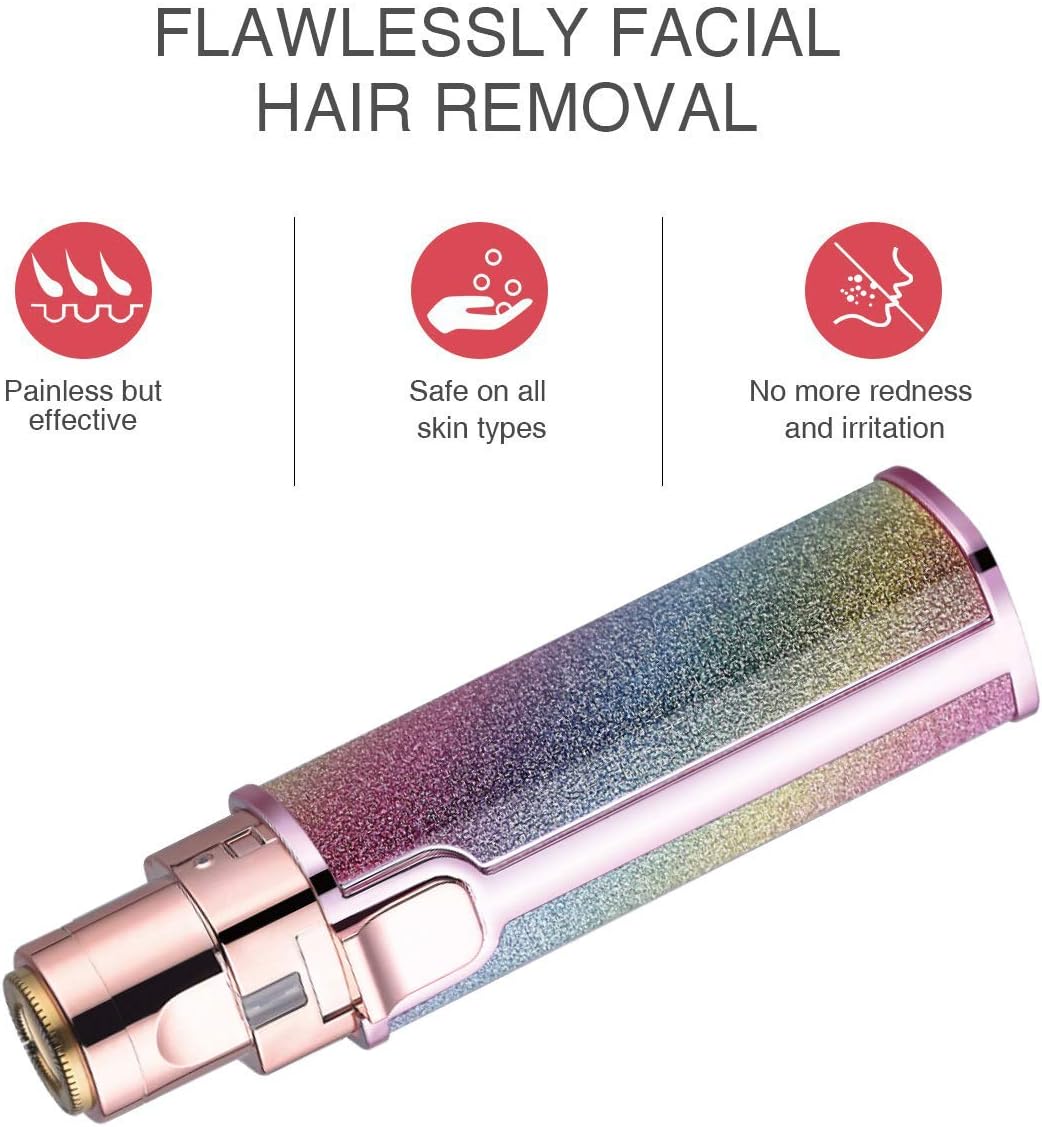 Facial Hair Removal for Women & Men – 2-in-1 Electric Eyebrow Shaver & Trimmer