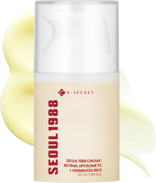 K-Secret Seoul 1988 Cream: Retinal Liposome 1% + Fermented Rice