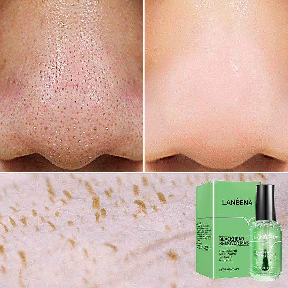 LANBENA Blackhead Remover Mask – 2 in 1 Green Tea Oil (100 pcs)