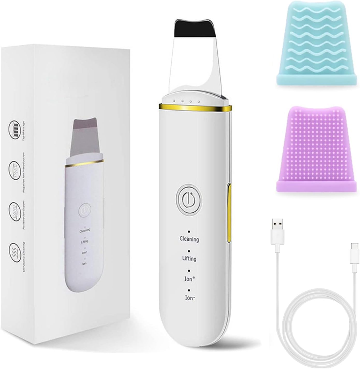 Ultrasonic Skin Scrubber & Face Lifting Device