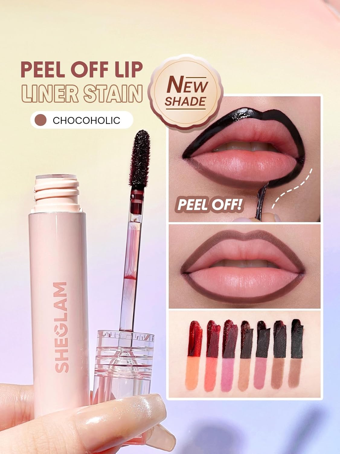 Sheglam Peel-Off Lip Liner Stain – Long-Lasting Lip Definition