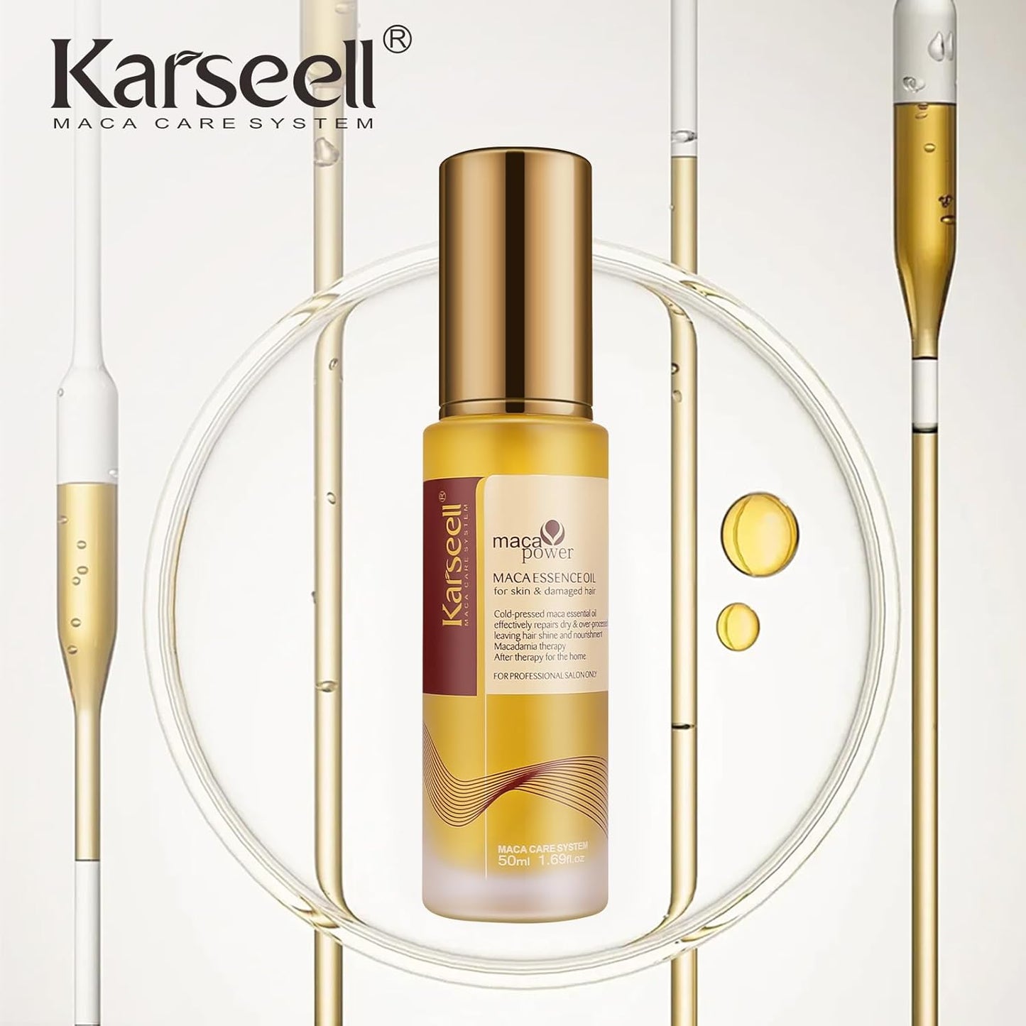 Karseell Maca Repair Hair Oil – Nourishing Shine & Smoothness