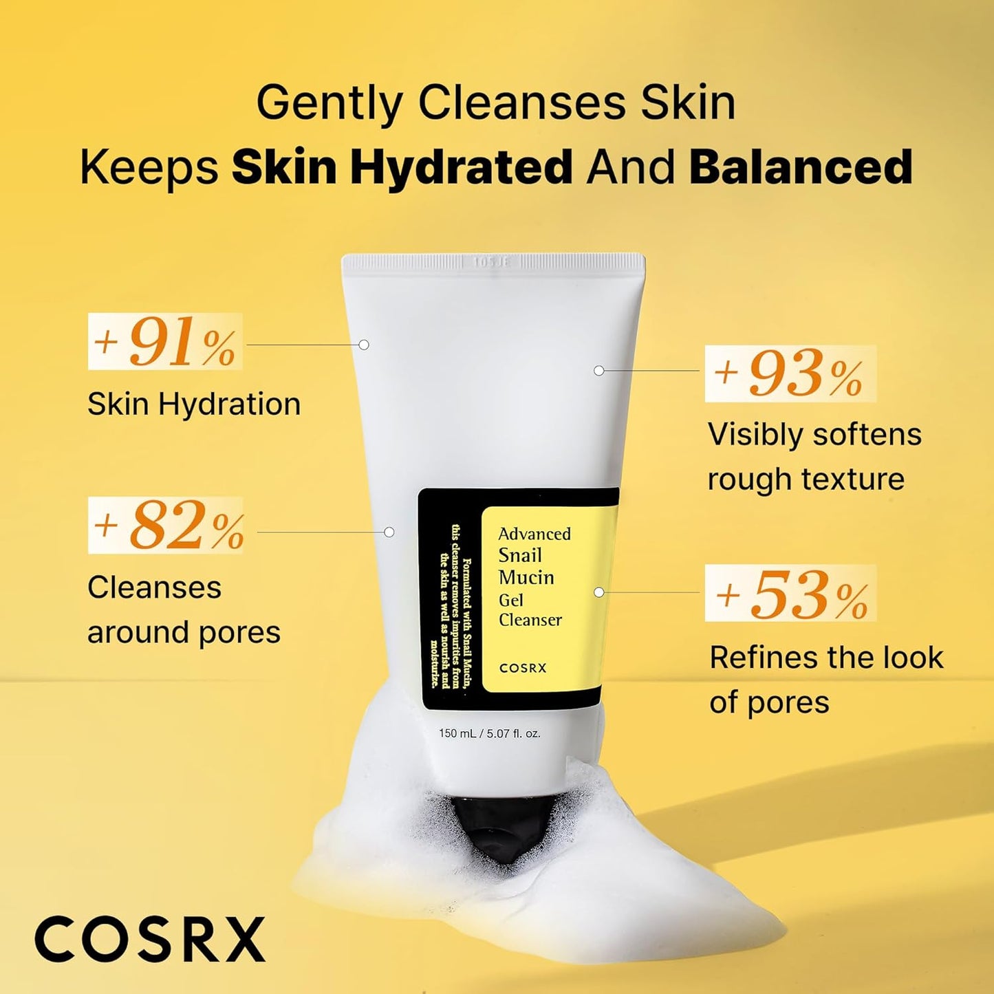 COSRX Advanced Snail Mucin Gel Cleanser