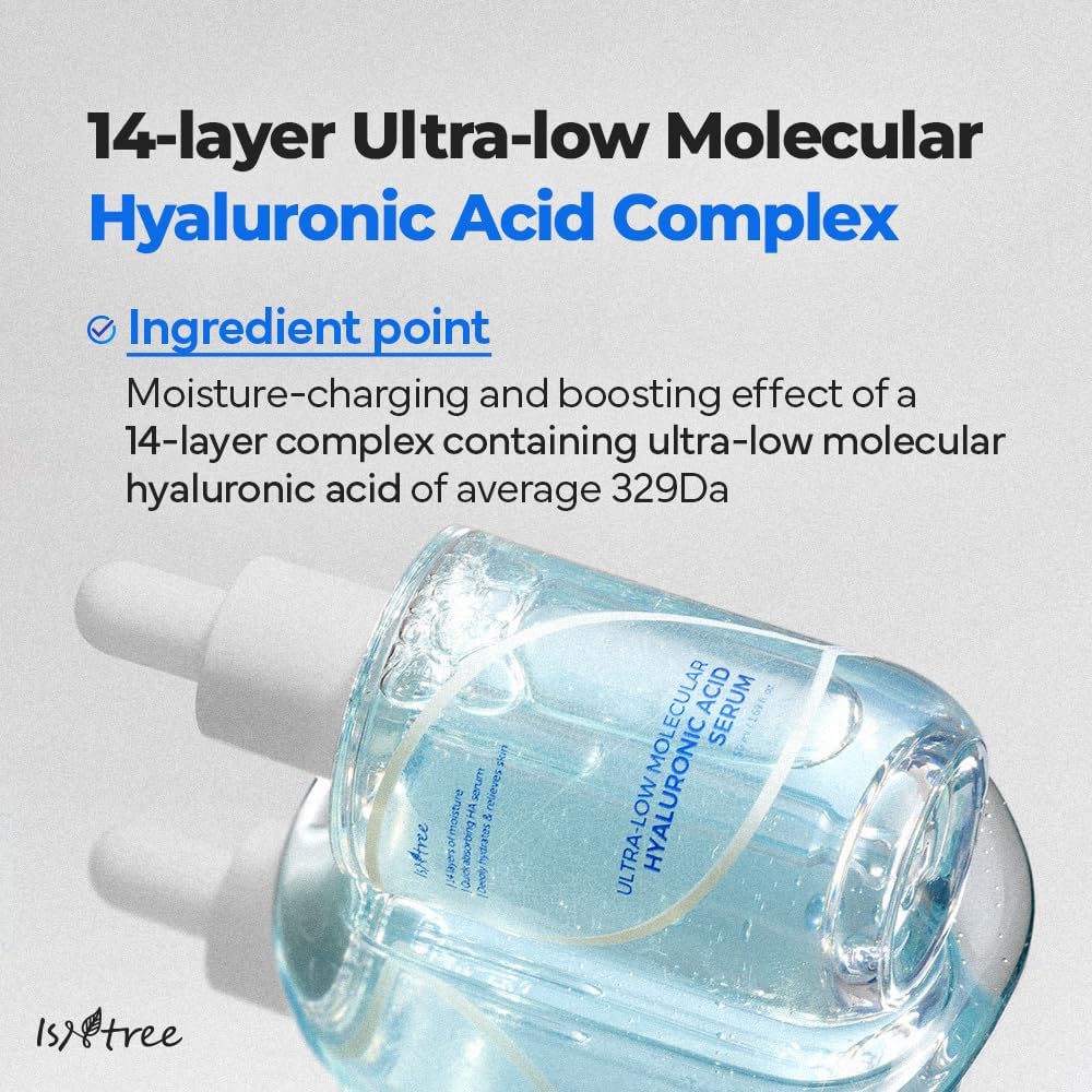 ISNTREE Ultra-Low Molecular Hyaluronic Acid Serum – Deep Hydration from Within