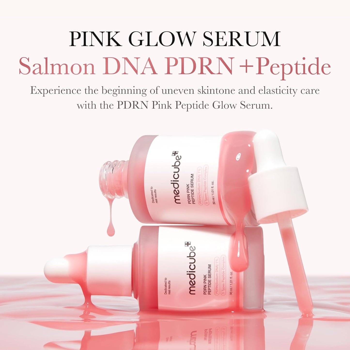 Medicube PDRN Pink Peptide Serum – Repair, Firmness & Radiance