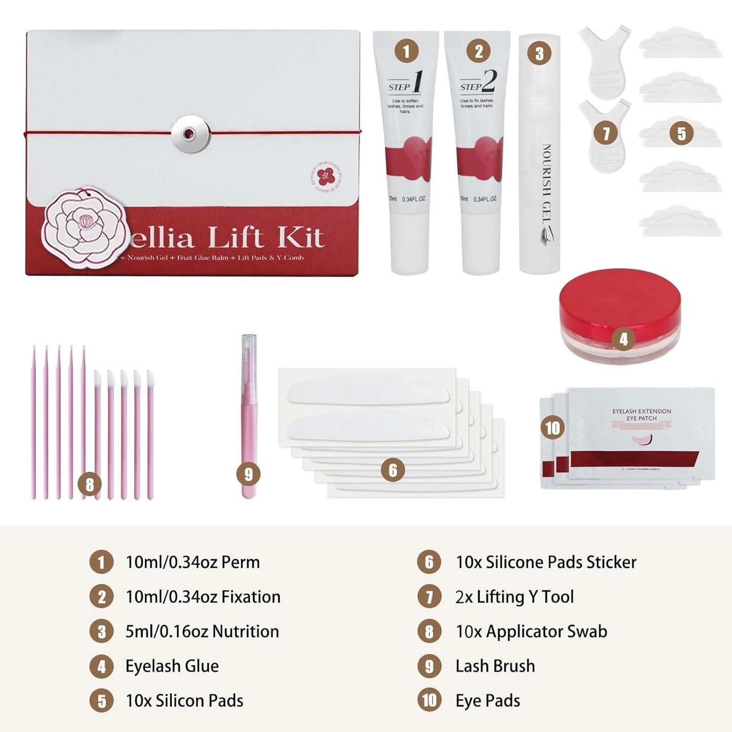 Upgraded Lash Lift Kit Professional – Lash & Brow Lift in One
