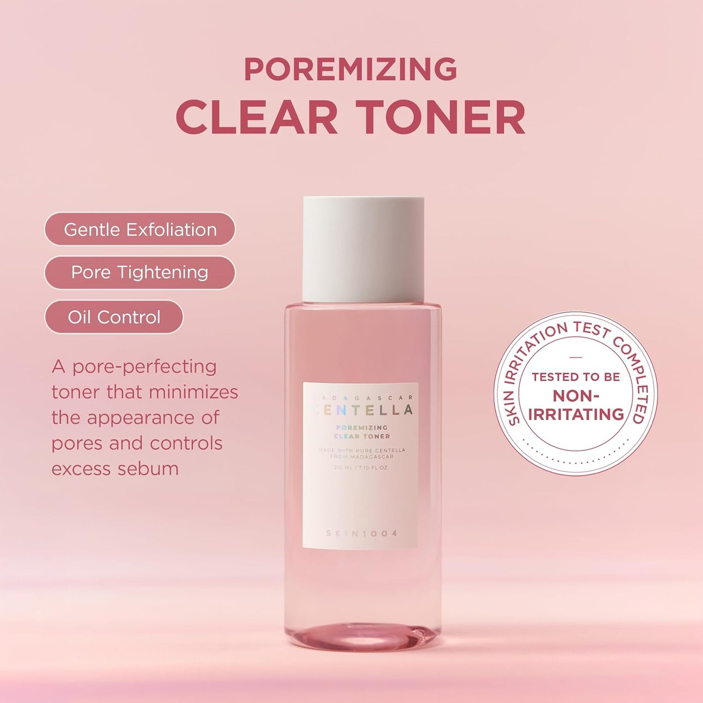 Centella Poremizing Clear Toner – Purify, Tighten & Refresh