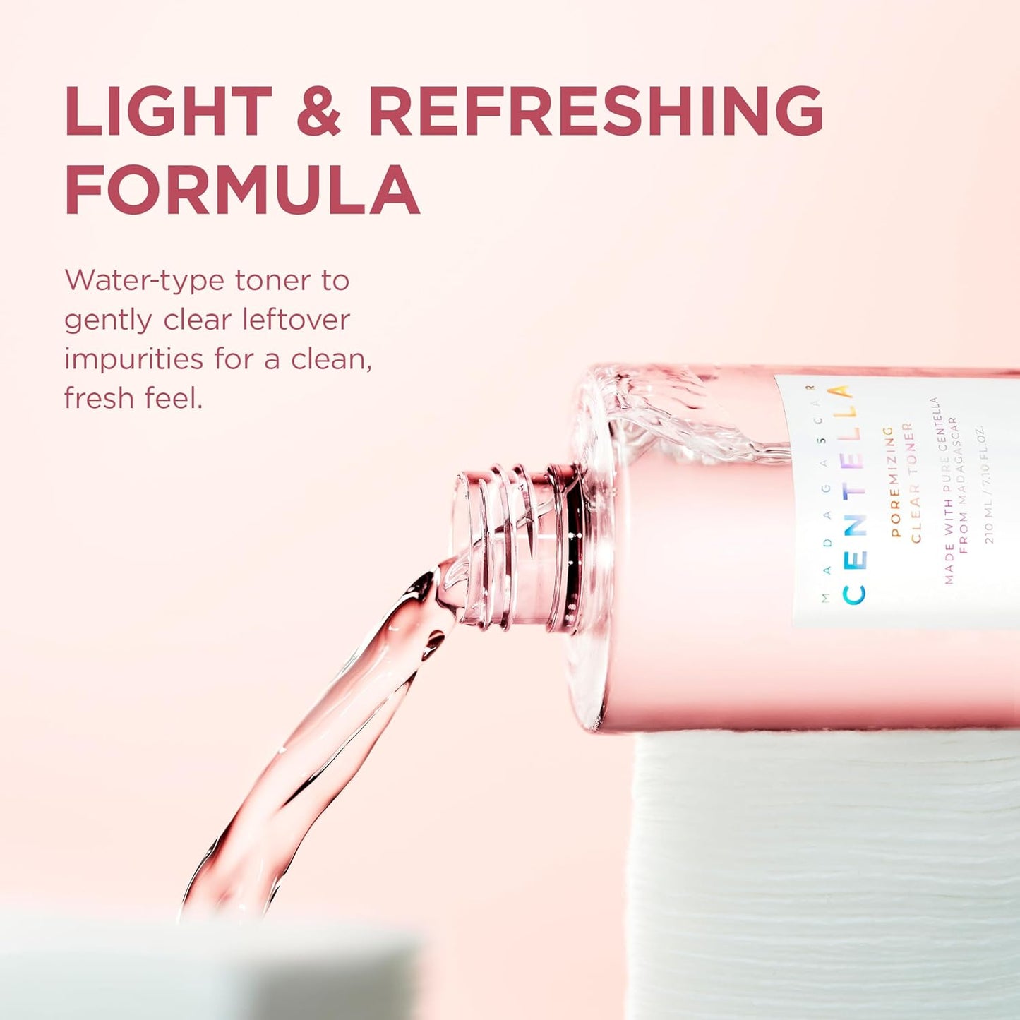 Centella Poremizing Clear Toner – Purify, Tighten & Refresh