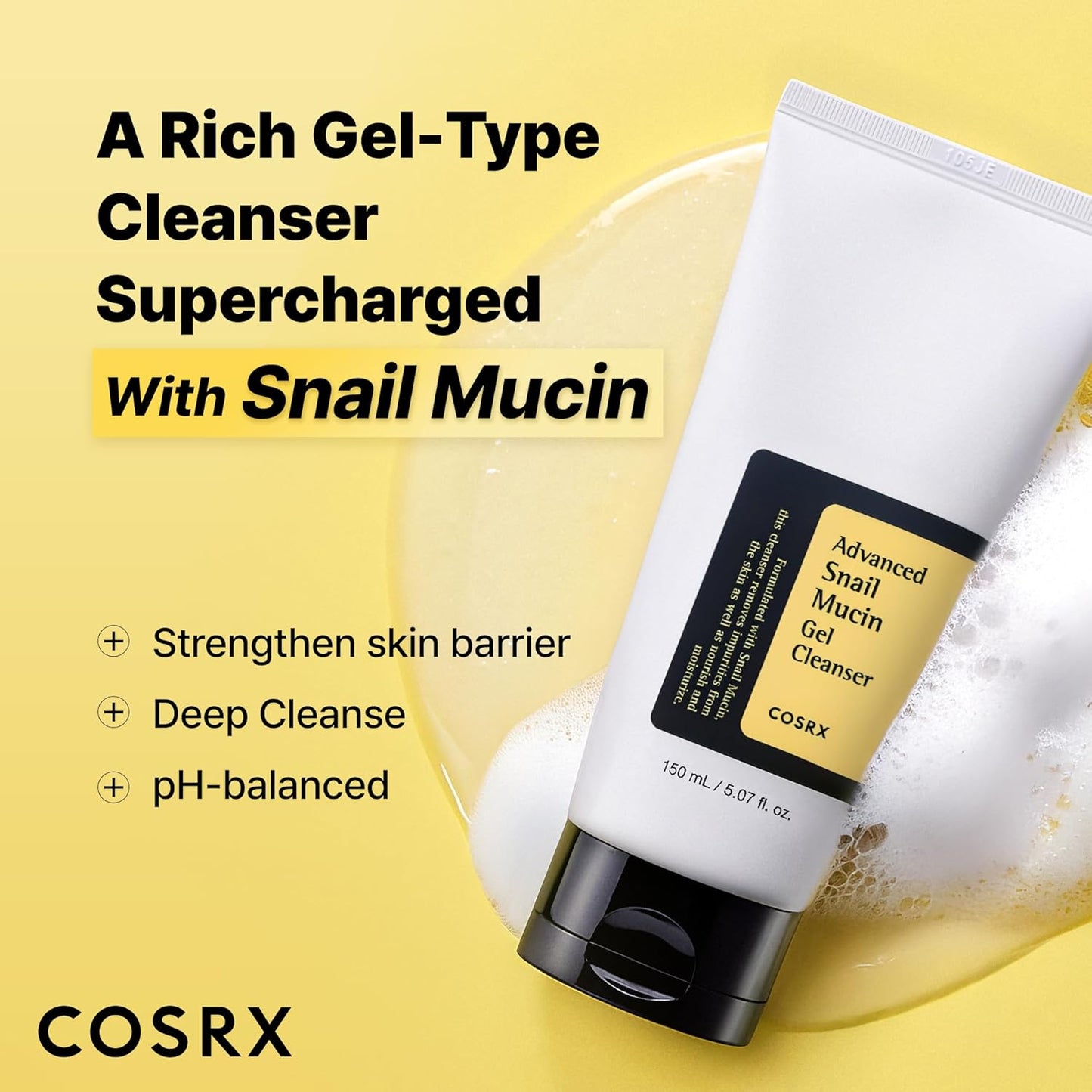 COSRX Advanced Snail Mucin Gel Cleanser