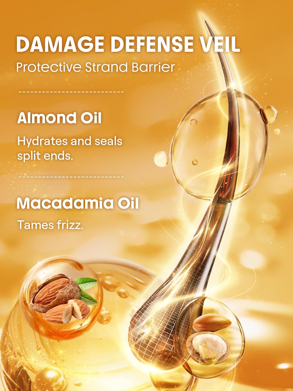 SHEGLAM Hair 24K Glow – Shine, Smooth & Protect