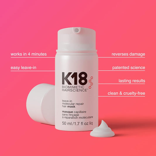 K18 Biomimetic Hairscience – Molecular Repair from the Inside Out