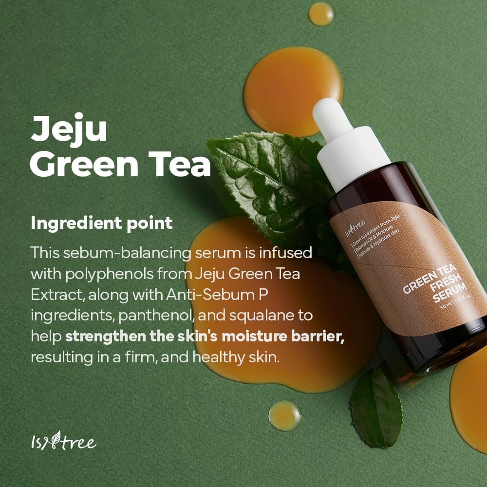 ISNTREE Green Tea Fresh Serum – Calm, Balance & Refresh Your Skin