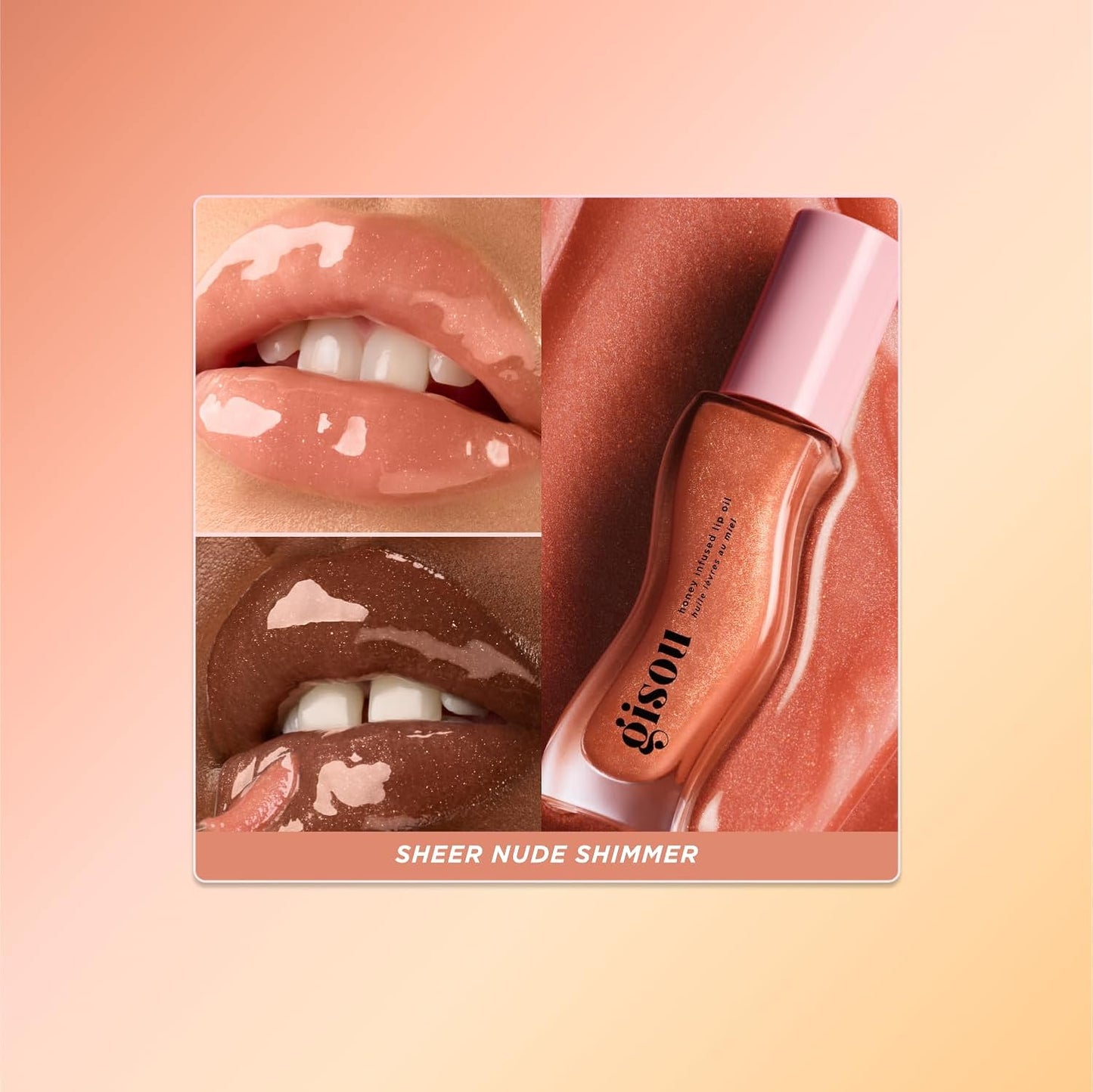 Gisou Honey Infused Lip Oil – Shine, Hydration & Softness in One Swipe