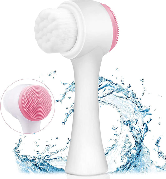 Double-Sided Deep Cleansing Facial Brush