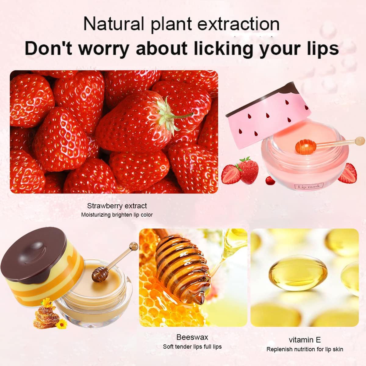 Hydrating Lip Mask (Propolis / Strawberry)