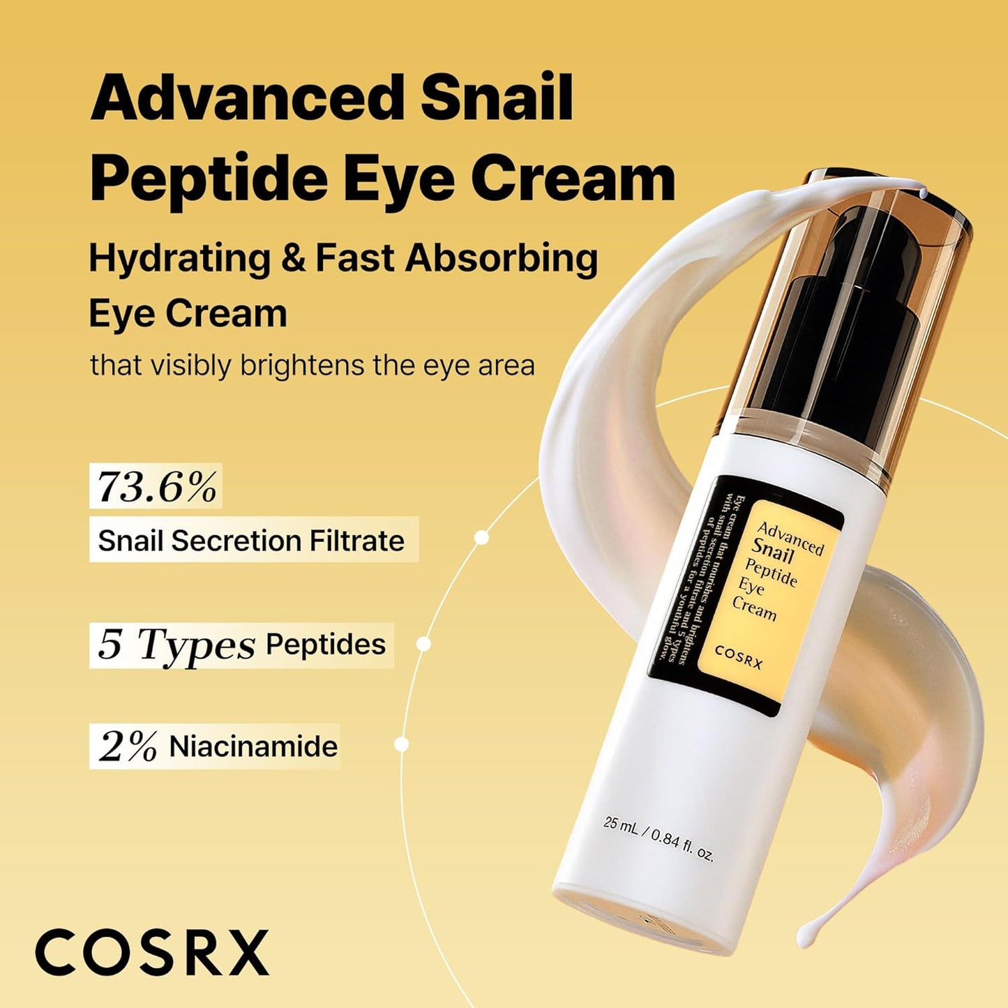 COSRX Advanced Snail Peptide Eye Cream – Brighten, Firm & Refresh