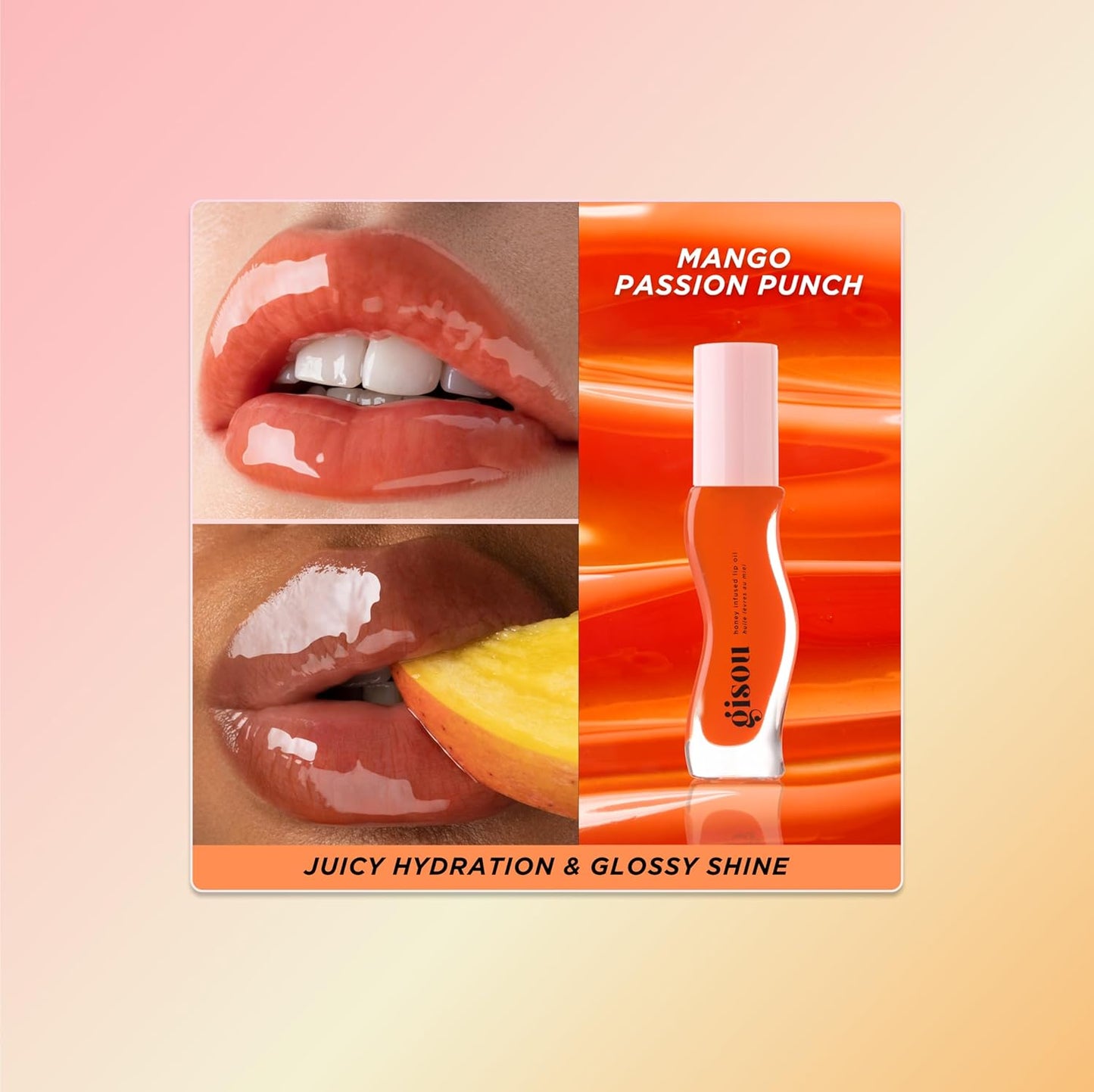 Gisou Honey Infused Lip Oil – Shine, Hydration & Softness in One Swipe