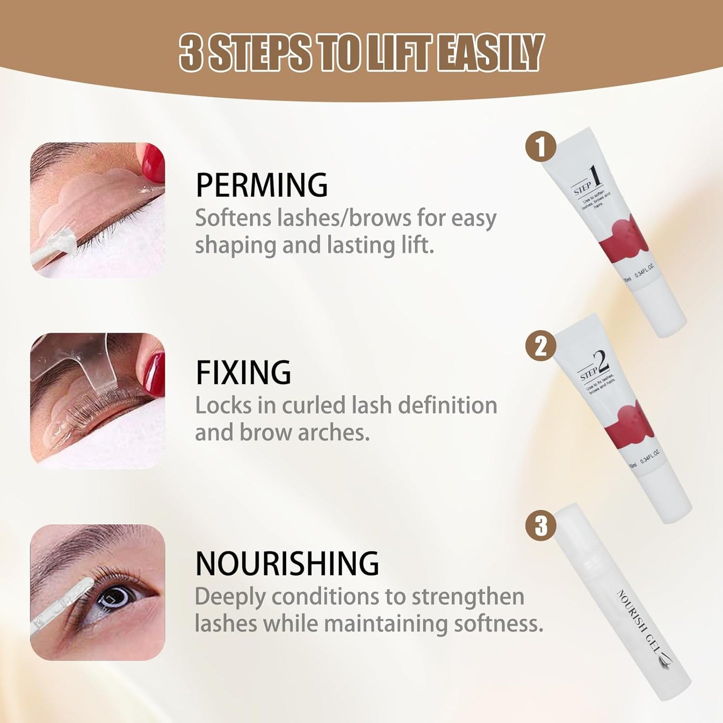 Upgraded Lash Lift Kit Professional – Lash & Brow Lift in One