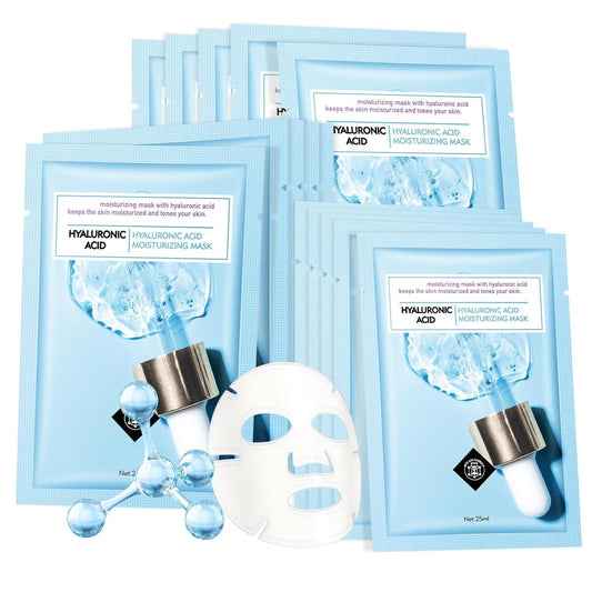 Elancy Blue Copper Peptide + Hyaluronic Acid Face Mask Sheet