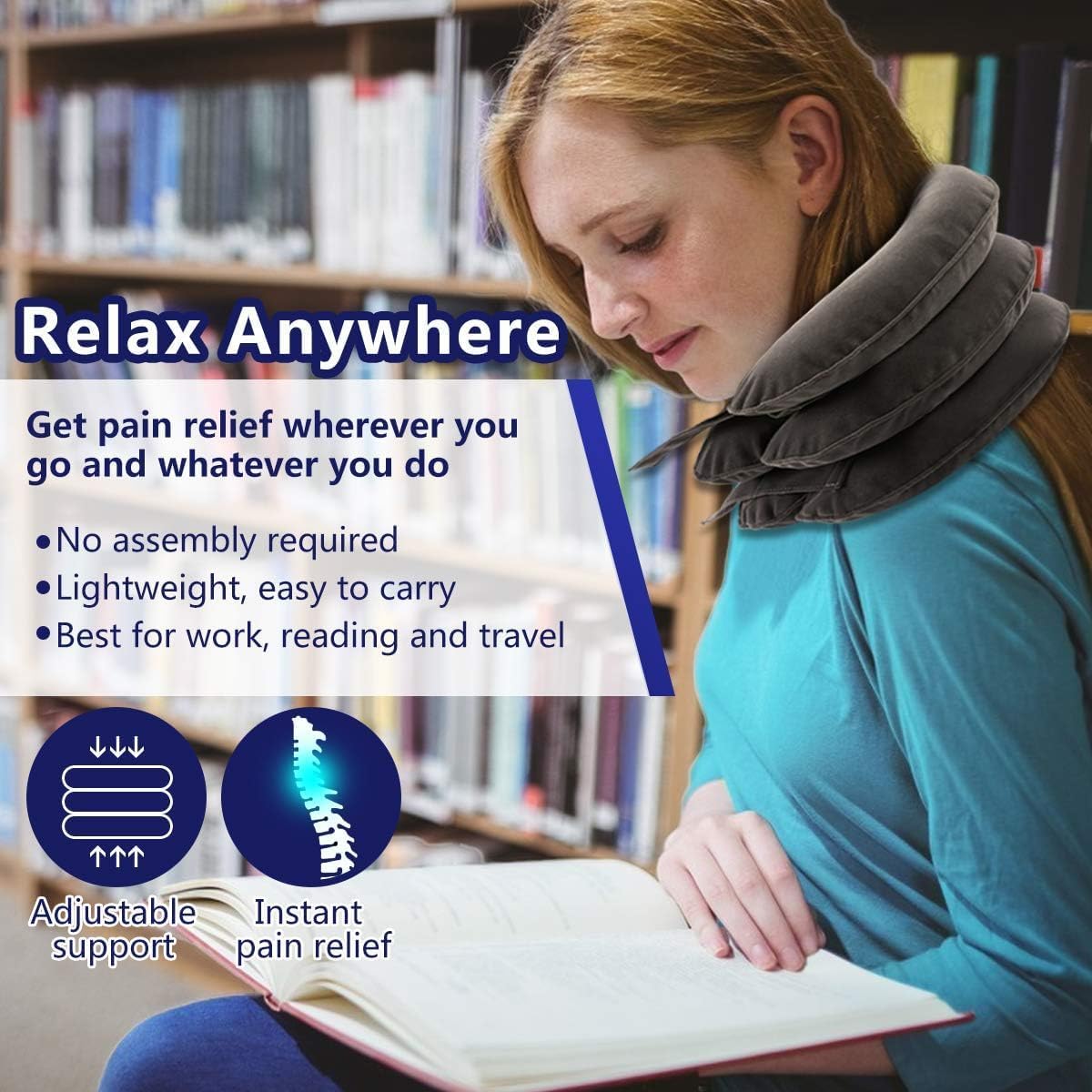 Cervical Neck Traction Device – Instant Neck Pain Relief & Posture Support