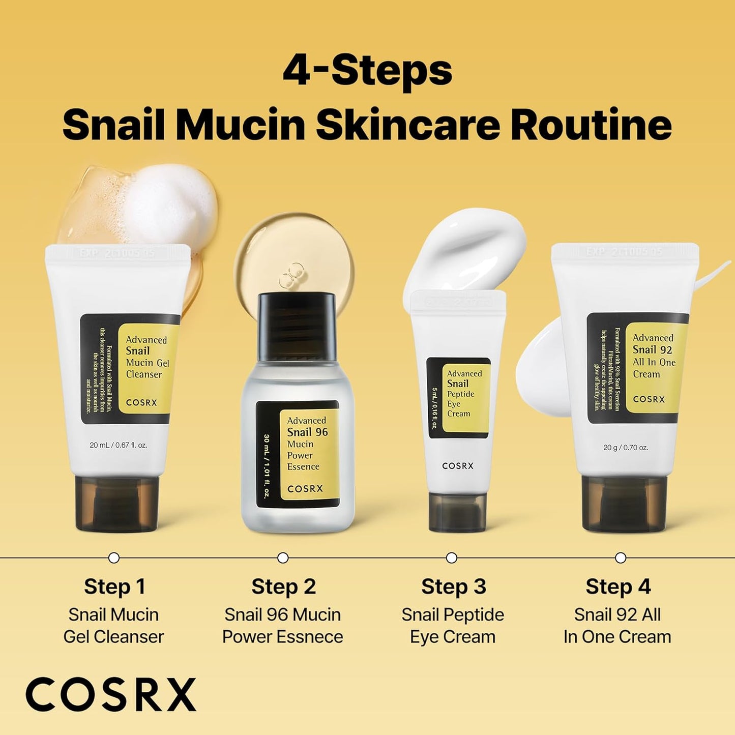 COSRX – All About Snail Kit – Hydration, Repair & Radiance