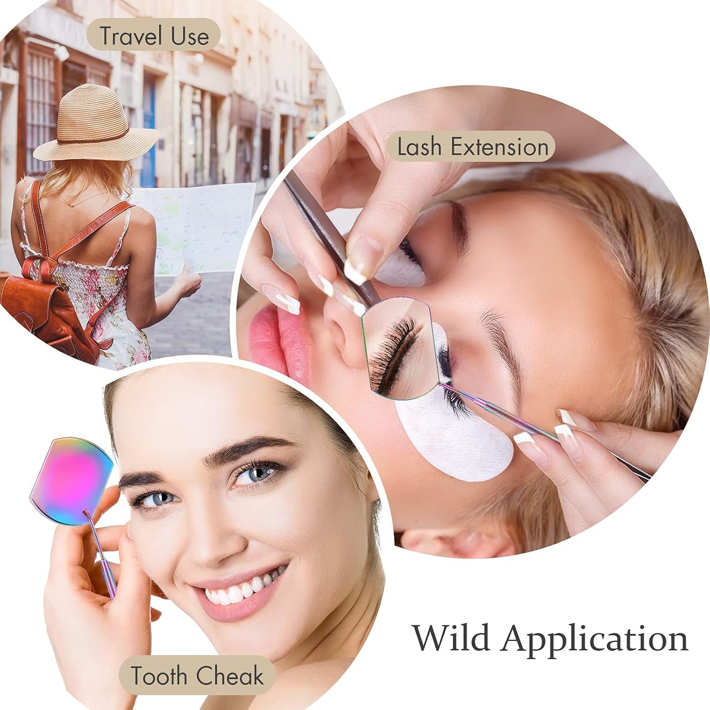 Lash Mirror for Eyelash Extensions – Check, Perfect & Refine