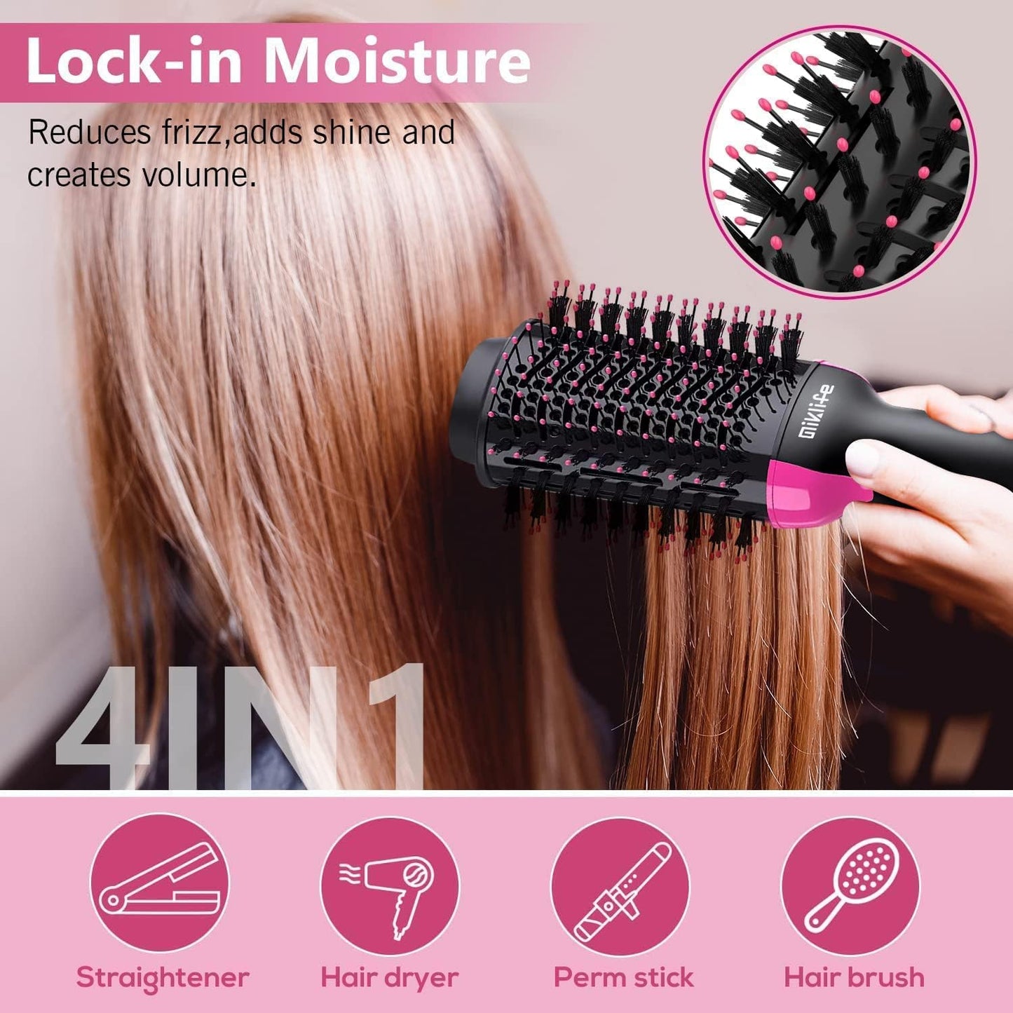Hair Blower Brush – Dry, Style & Shine in One Step