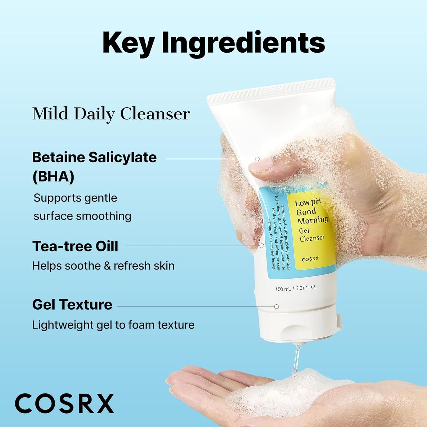 COSRX Low pH Skin Care Duo (Cleanser + Peeling Gel)
