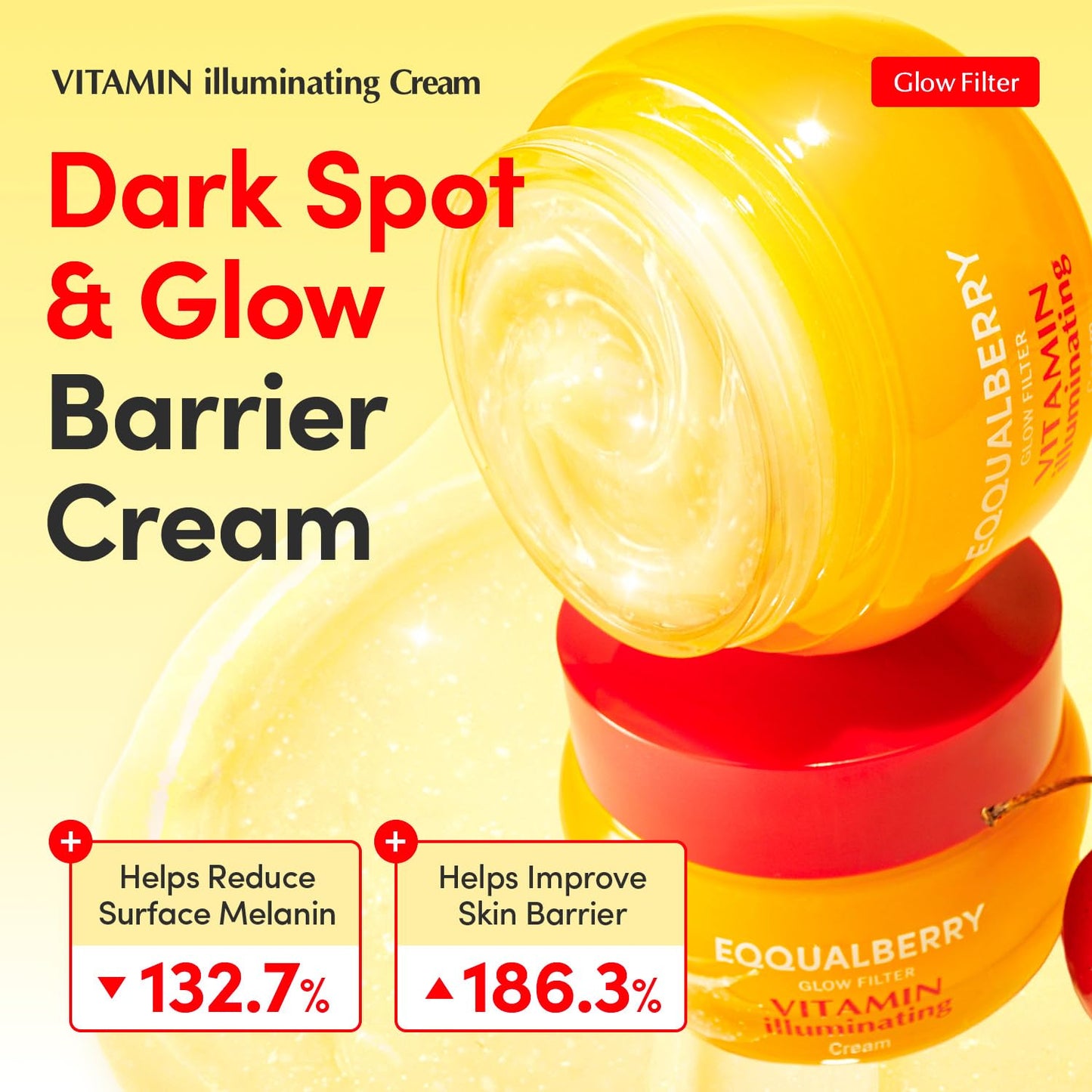 EQQUALBERRY Glow Filter Vitamin Illuminating Cream