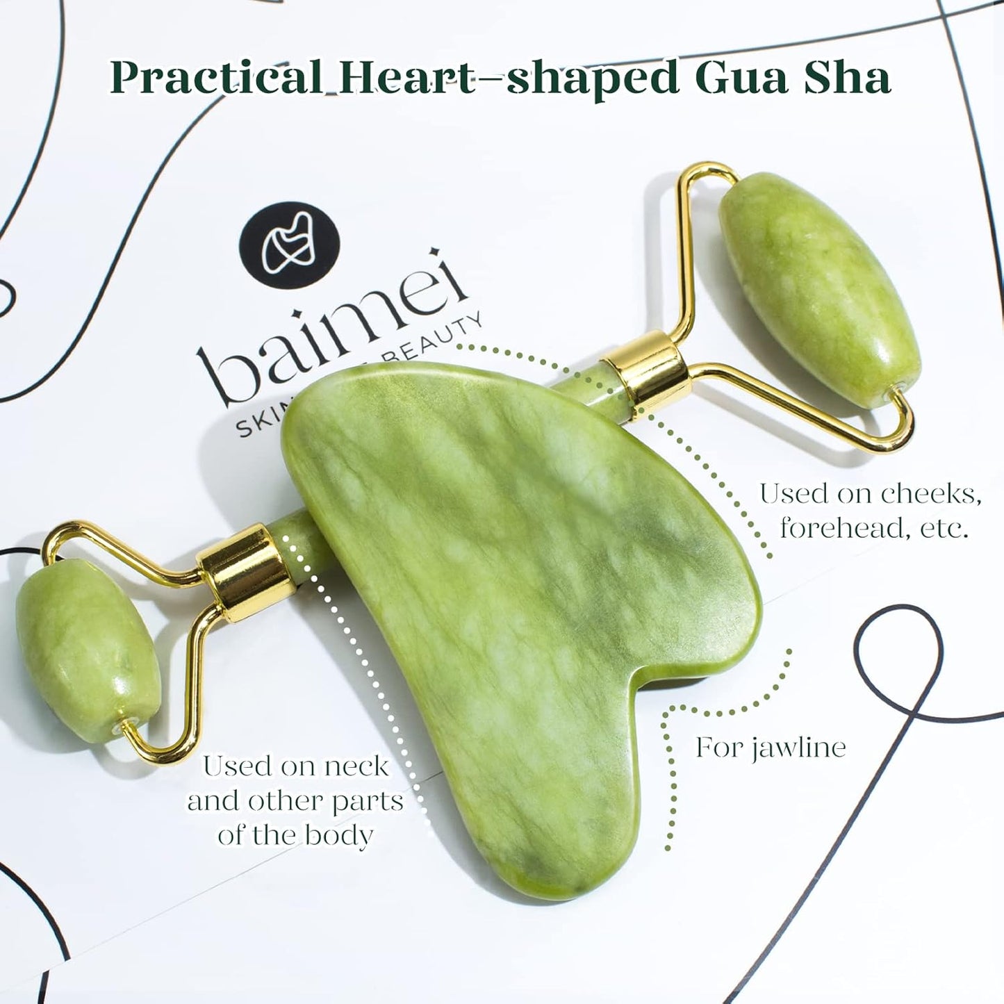 Jade Roller & Gua Sha Set