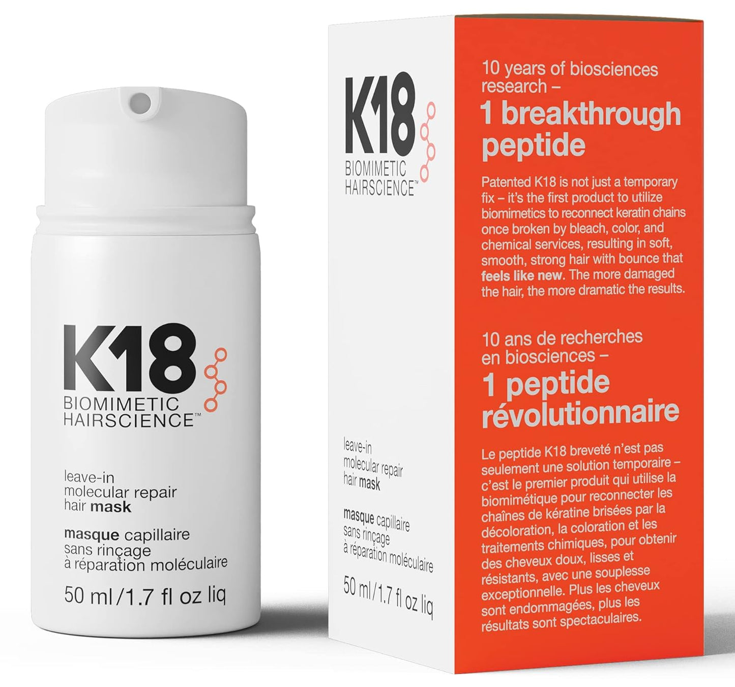 K18 Biomimetic Hairscience – Molecular Repair from the Inside Out