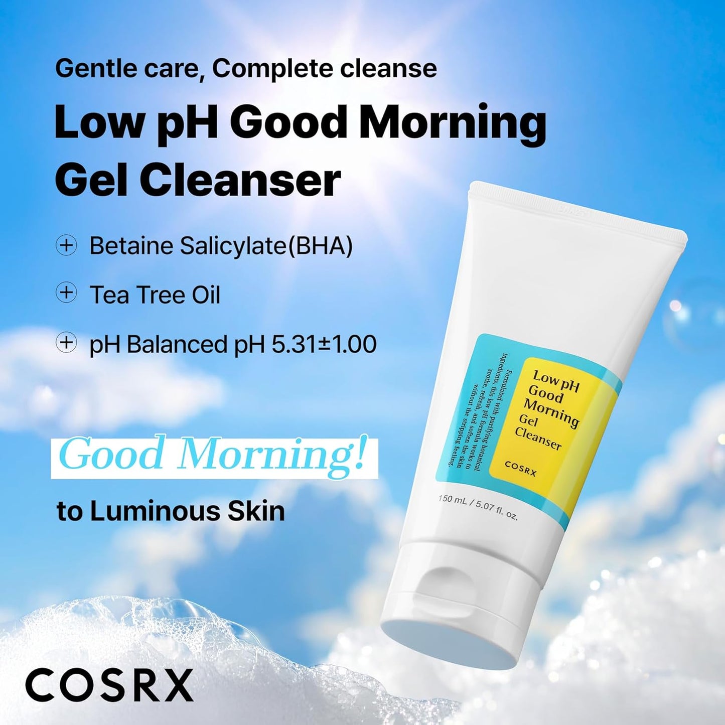 COSRX Low pH Skin Care Duo (Cleanser + Peeling Gel)