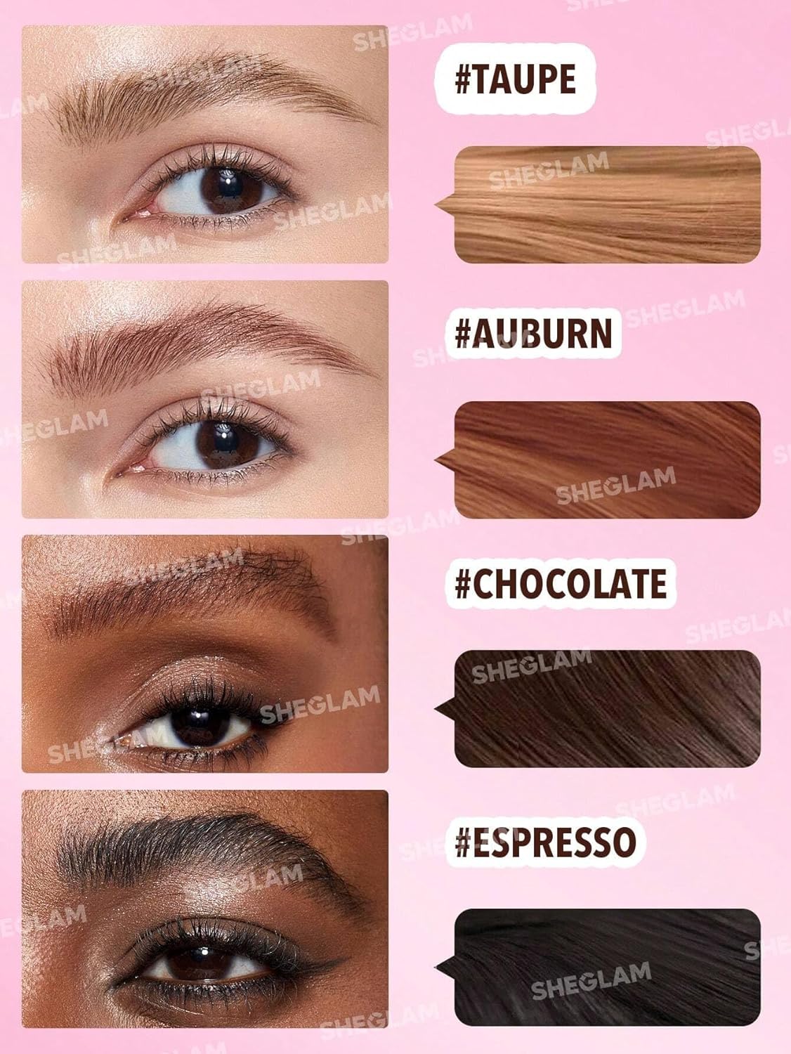 SHEGLAM Brow-fection Angled Brush & Dip