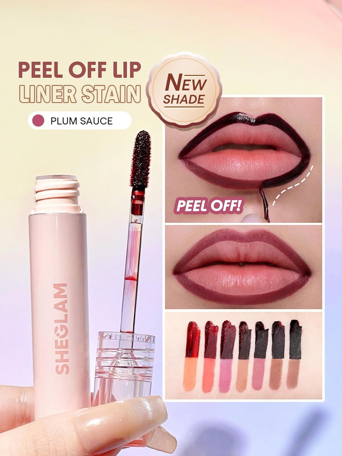 Sheglam Peel-Off Lip Liner Stain – Long-Lasting Lip Definition