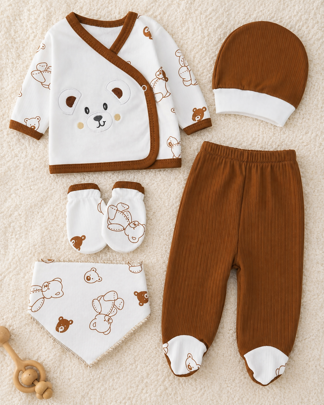 Turkish Baby Pajama Set – 5 Pieces