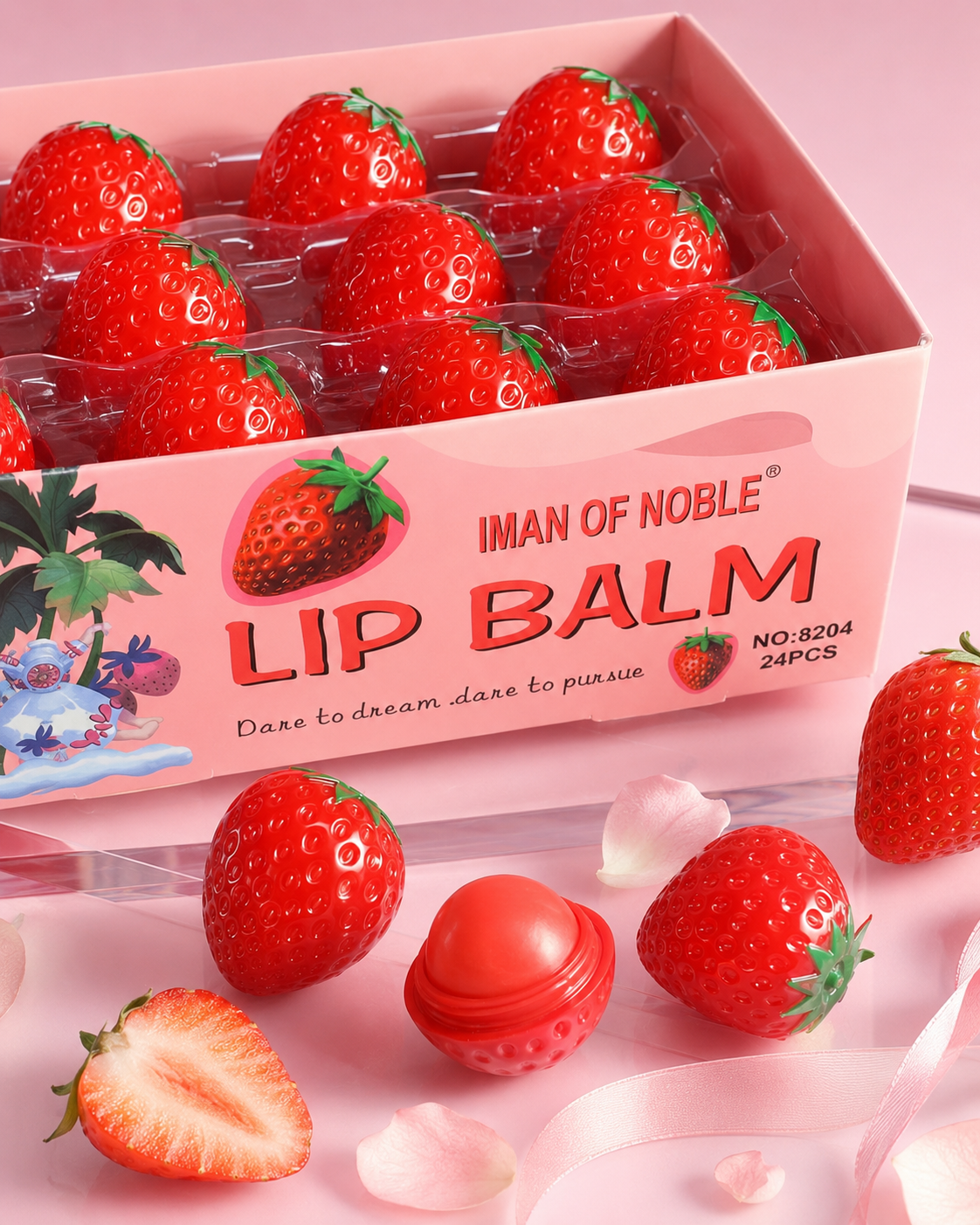 Strawberry Lip Balm 🍓💋